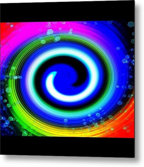 Beauty Metal Print featuring the photograph Stars Fall Into The Vortex by Urbane Alien