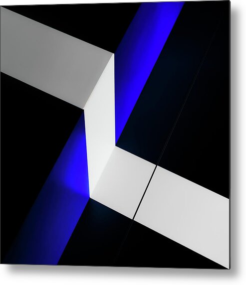 Lines Metal Print featuring the photograph Stepping Up by Marc Huybrighs