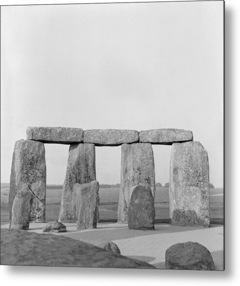 Stone Metal Print featuring the photograph Stonehenge by Anonymous