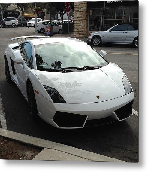 Lamborghini Metal Print featuring the photograph Stunning Beauty. #lamborghini #gallardo by Janny Ye