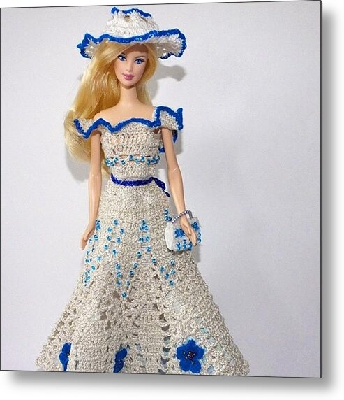 Fashion Metal Print featuring the photograph Barbie Doll #26 by Lelia Fashion