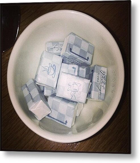  Metal Print featuring the photograph Sugar Cubes Used To Make Me Melancholy by MTen Ten
