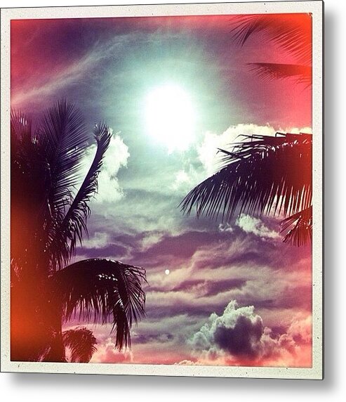 Sun Metal Print featuring the photograph Sun and the Sky by Kerri Green