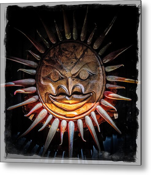 Totem Metal Print featuring the photograph Sun Mask by Roxy Hurtubise