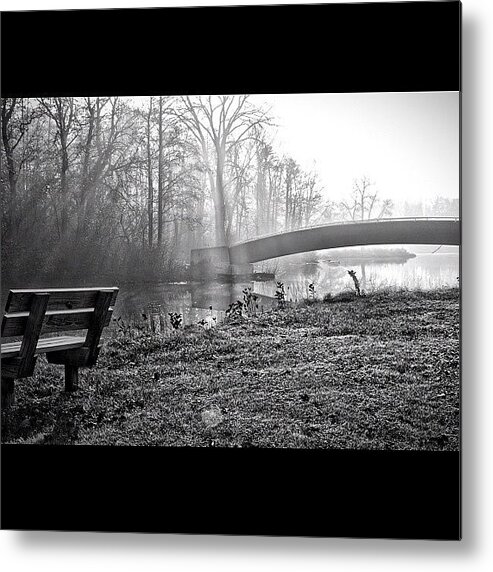 Beautiful Metal Print featuring the photograph Sun Rays Through The Mist by Aran Ackley
