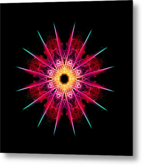 Smoking Trails Metal Print featuring the photograph Sunburst by Steve Purnell