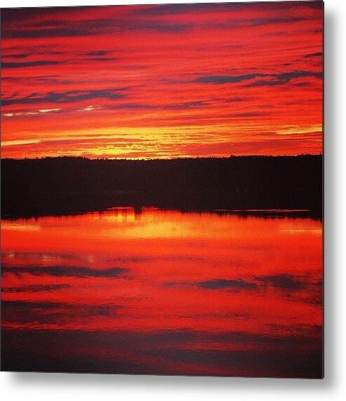Sunrise Metal Print featuring the photograph Sunrise in Maine VI. by Jack LaForte