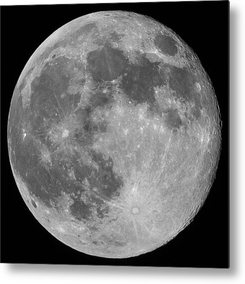 Moon Metal Print featuring the photograph Super Moon June 2013 by Amber Flowers