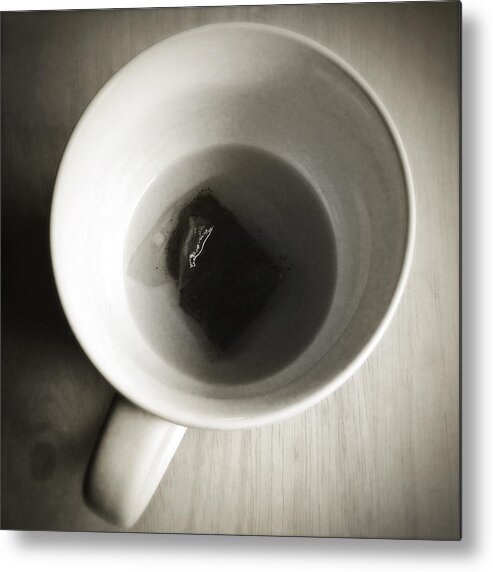 Cup Metal Print featuring the photograph Tea cup by Les Cunliffe