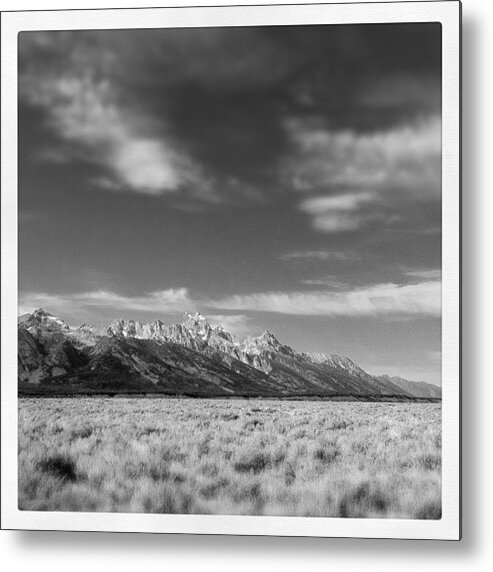  Metal Print featuring the photograph Tetons by Tristan Thames