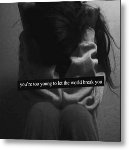  Metal Print featuring the photograph That's Why You Need To Stay Strong <3 by Jackeline Gonzalez