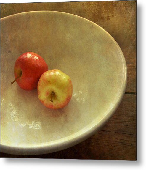 Sally Banfill Metal Print featuring the photograph The Apple Bowl by Sally Banfill
