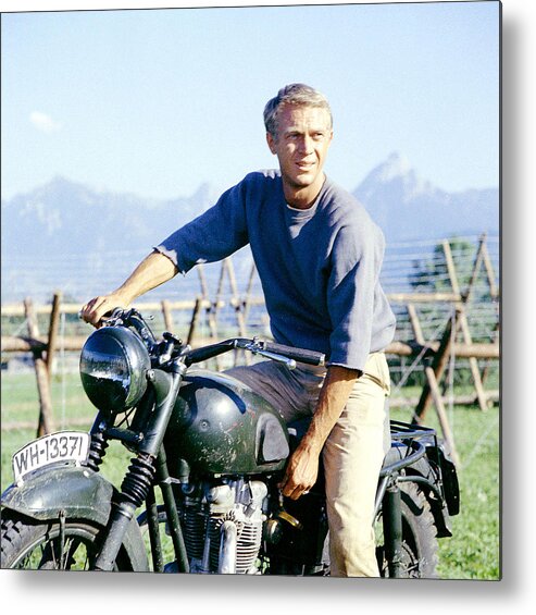 Steve Mcqueen Metal Print featuring the digital art The Great Escape by Georgia Clare