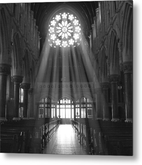 Cathedral Metal Print featuring the photograph The Light - Ireland by Mike McGlothlen