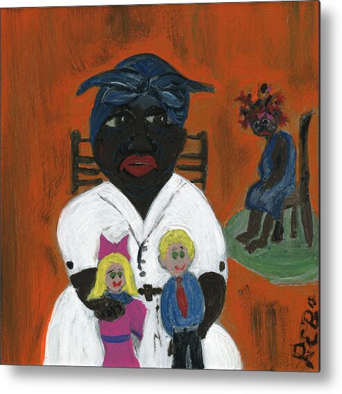 African American Art Metal Print featuring the painting The Mammy by The Robert Blount Collection