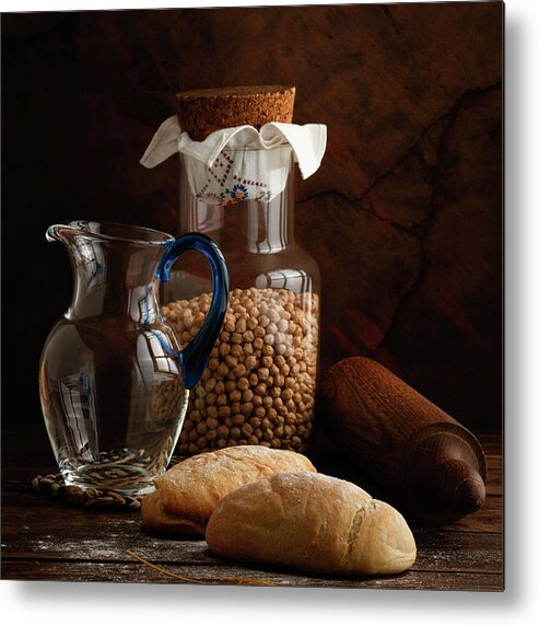 Luizlaercio Metal Print featuring the photograph The Simple Life - Italian Breads by Luiz Laercio