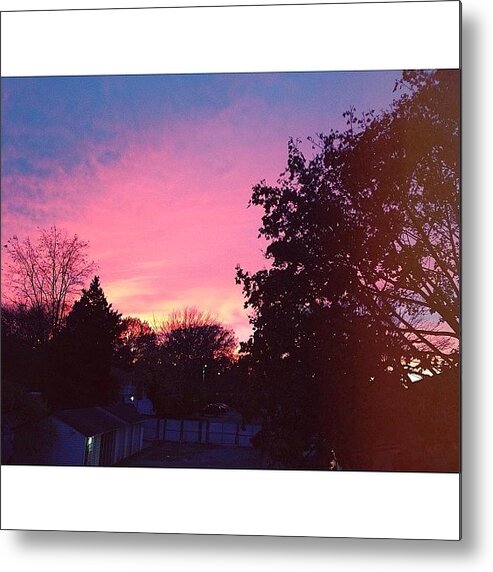  Metal Print featuring the photograph The Sky Looks Gorg 😍 by Destiny Stainrod