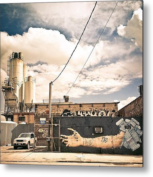 Bushwick Metal Print featuring the photograph The Sky Was Incredible Today by Vivienne Gucwa