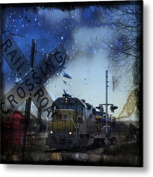 Train Metal Print featuring the photograph The Train by Evie Carrier