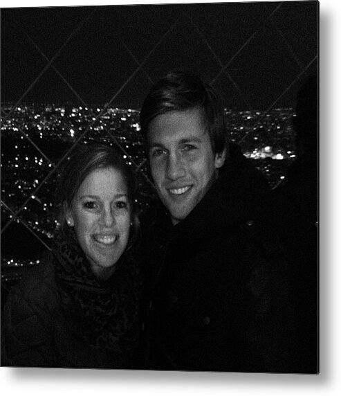 Ameurotour Metal Print featuring the photograph This Is From The Top Of The Eiffel by Meghan Burke
