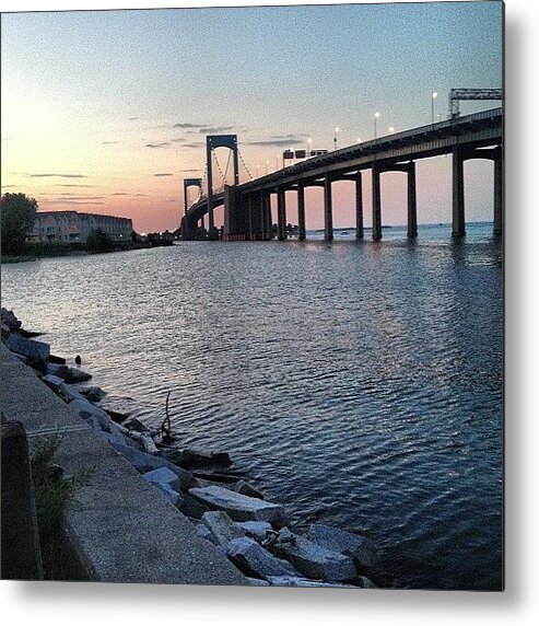Throgs Neck Metal Print featuring the photograph Throgs Neck Sunset by FC Designs