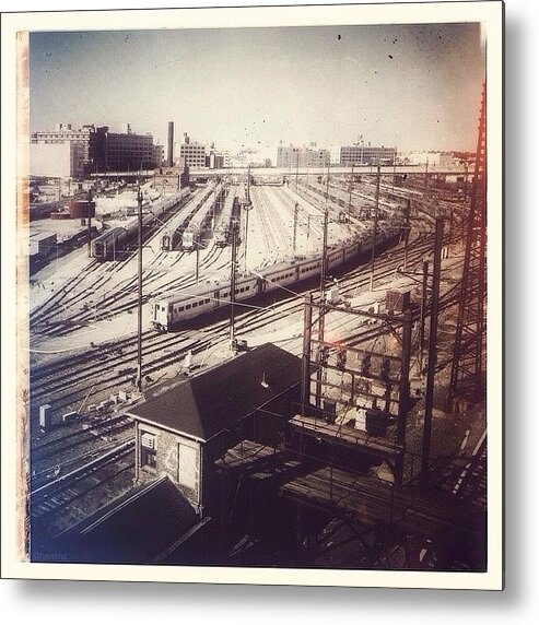 Ig_captures_city Metal Print featuring the photograph Tracks & Trains by Natasha Marco