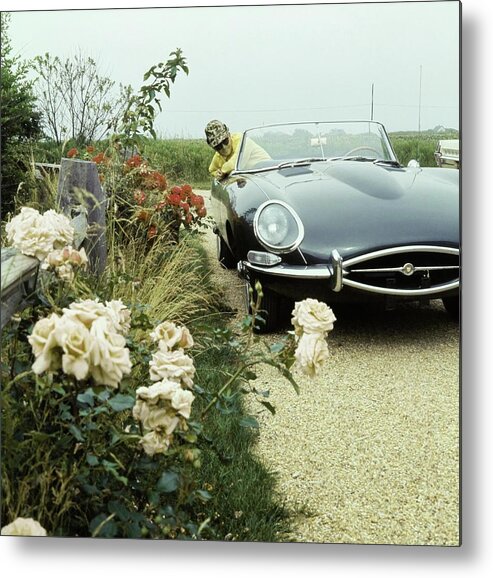 Personality Metal Print featuring the photograph Truman Capote In His Car by Horst P. Horst