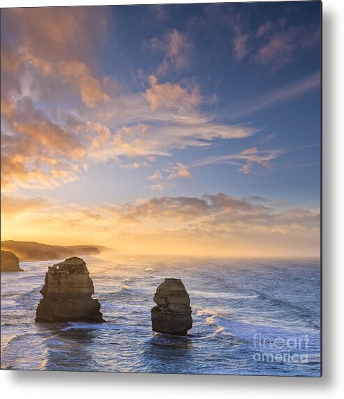 Australia Metal Print featuring the photograph Twelve Apostles Sunrise Great Ocean Road Victoria Australia by Colin and Linda McKie