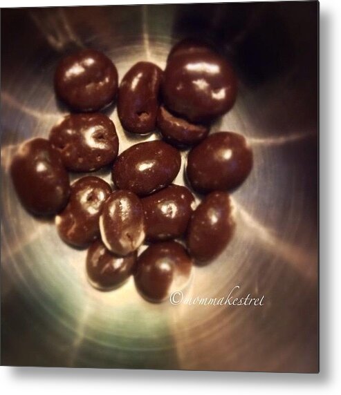 Chocolatechallenge Metal Print featuring the photograph #twenty20app #chocolatechallenge by Keila Carvalho