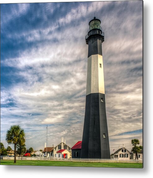 America Metal Print featuring the photograph Tybee Island Lighthouse by Traveler's Pics
