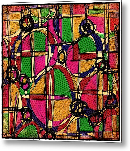 Shapes Metal Print featuring the photograph Untitled Abstract by Anne Thurston