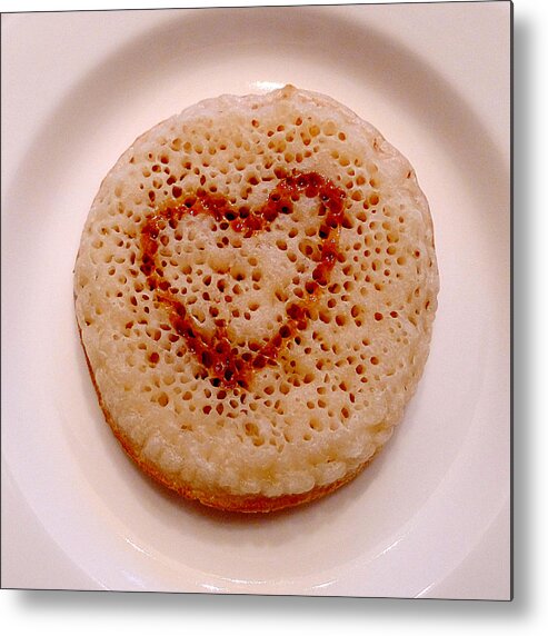 Valentine Metal Print featuring the photograph Valentine Crumpet by Richard Reeve