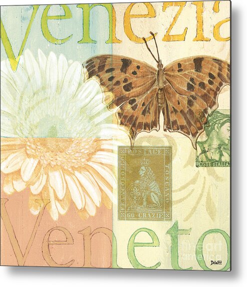 Venice Metal Print featuring the painting Venezia by Debbie DeWitt