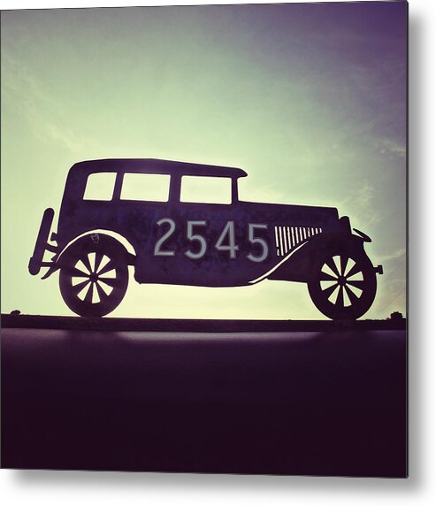 Mailbox Metal Print featuring the photograph Vintage Vroom by Natasha Marco