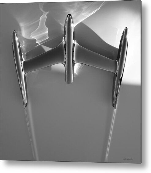 Abstracts Metal Print featuring the photograph Warp Drive - Star Trek Abstract by Steven Milner