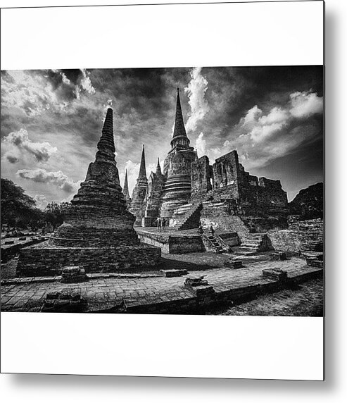 Beautiful Metal Print featuring the photograph Wat Phra Si Sanphet In Ayutthaya by Sunny Merindo