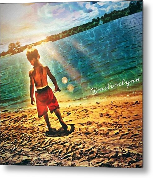  Metal Print featuring the photograph What We Remember From Childhood We by Lori Lynn Gager