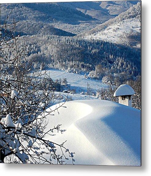 Winter Wonderland - Jill Bartlett Metal Print featuring the photograph Winter Wonderland by Jill Bartlett