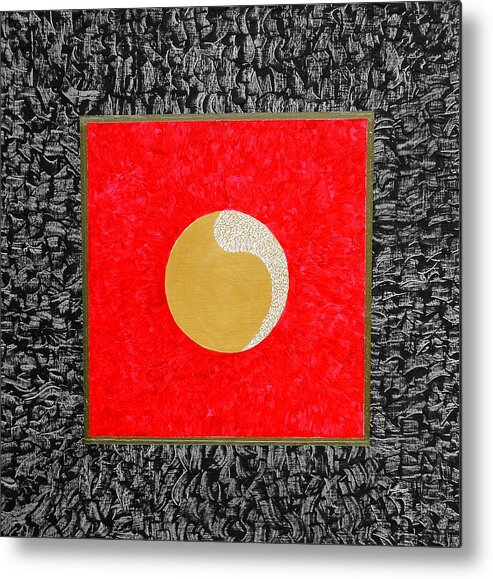 Acrylic Metal Print featuring the mixed media Zen by Sumit Mehndiratta