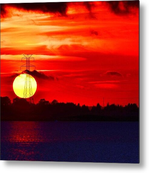 South Jersey Metal Print featuring the photograph .... Nothing Like The Sun by Penni D'Aulerio