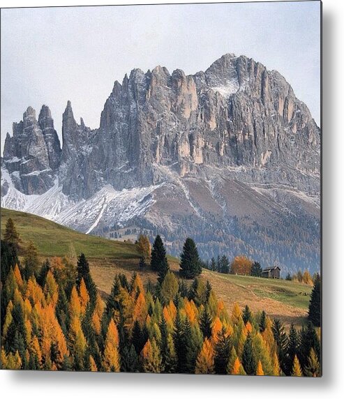 Mountain Metal Print featuring the photograph Catinaccio #1 by Luisa Azzolini