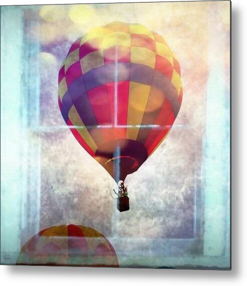 Hot Air Balloons Metal Print featuring the photograph Hot Air Balloons #1 by Edward Sobuta