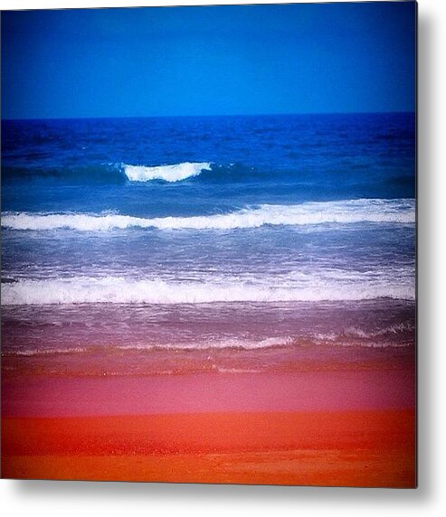 Outdoor Metal Print featuring the photograph Indian Ocean #1 by Luisa Azzolini