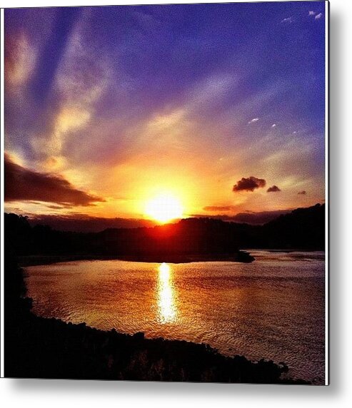 Iphoneographyrocks Metal Print featuring the photograph Liquid Gold #iphoneography #1 by Kendall Saint