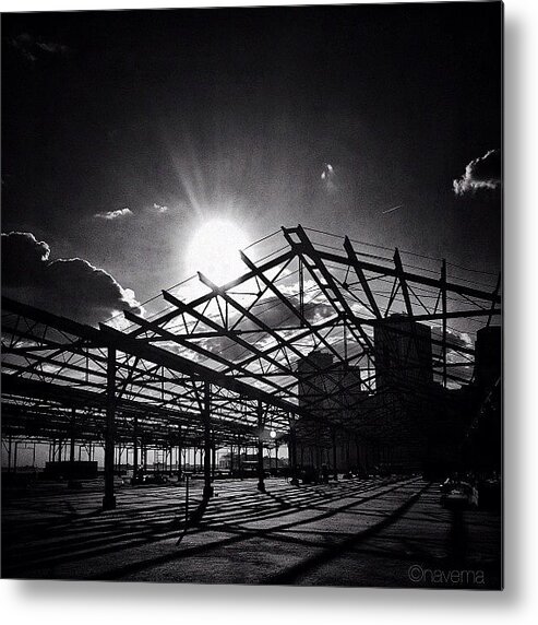 Blackandwhite Metal Print featuring the photograph Urban Landscape #1 by Natasha Marco