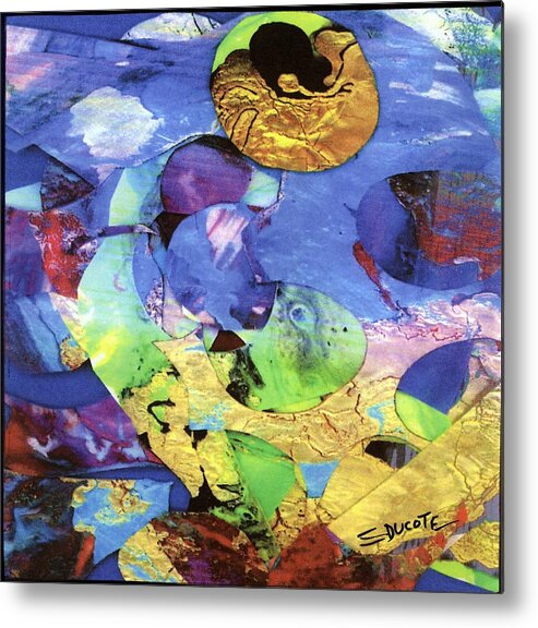 Fish Metal Print featuring the painting Fish Eyes #2 by Seaon Ducote