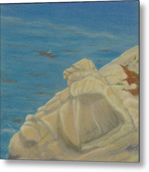 Marcia Perry Metal Print featuring the painting Point Lobos 2 #2 by Marcia Perry