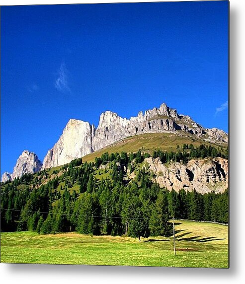 Mountain Metal Print featuring the photograph Dolomites #24 by Luisa Azzolini