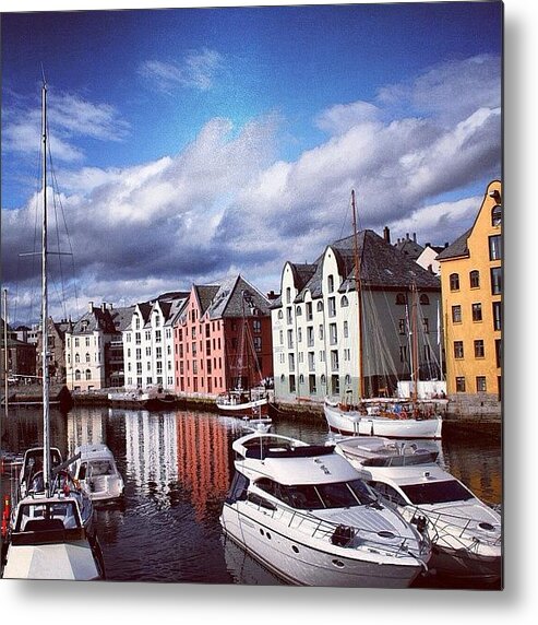 Europe Metal Print featuring the photograph Alesund #4 by Luisa Azzolini