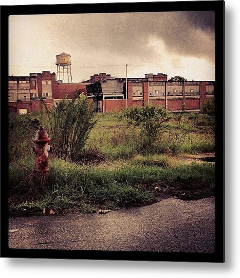Water Tower Metal Print featuring the photograph Instagram Photo #4 by Jared Story
